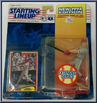 Lenny Dykstra (Extended) from Starting Lineup - Baseball - 1994 Series manufactured by Kenner [Front]