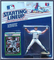 Mark Langston (Seattle Mariners) from Starting Lineup - Baseball - 1989 Series manufactured by Kenner [Front]
