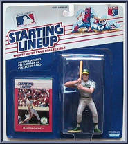 Mark McGwire (Athletics) from Starting Lineup - Baseball - 1988 Series manufactured by Kenner [Front]