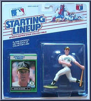 Mark McGwire (Athletics) from Starting Lineup - Baseball - 1989 Series manufactured by Kenner [Front]
