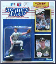 Mark McGwire (Athletics) from Starting Lineup - Baseball - 1990 Series manufactured by Kenner [Front]
