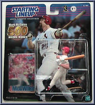 Mark McGwire (500 Homeruns) from Starting Lineup - Baseball - 2000 Series manufactured by Kenner [Front]