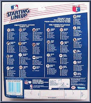 Matt Nokes (Tigers) from Starting Lineup - Baseball - 1988 Series manufactured by Kenner [Back]