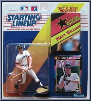 Matt Williams (Giants) from Starting Lineup - Baseball - 1992 Series manufactured by Kenner [Front]
