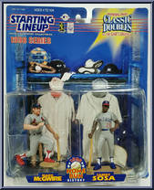 Mark McGwire / Sammy Sosa from Starting Lineup - Baseball - Classic Doubles - 1998 manufactured by Kenner [Front]