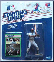 Mel Hall (Indians) from Starting Lineup - Baseball - 1989 Series manufactured by Kenner [Front]
