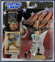 Mickey Mantle from Starting Lineup - Baseball - All Century Team manufactured by Kenner [Front]