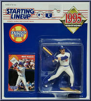 Mike Piazza (Extended) from Starting Lineup - Baseball - 1995 Series manufactured by Kenner [Front]