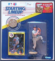 Nolan Ryan (Rangers) from Starting Lineup - Baseball - 1991 Series manufactured by Kenner [Front]