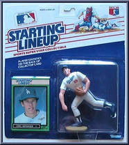 Orel Hershiser (Dodgers) from Starting Lineup - Baseball - 1989 Series manufactured by Kenner [Front]