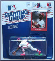 Ozzie Smith (Cardinals) from Starting Lineup - Baseball - 1988 Series manufactured by Kenner [Front]