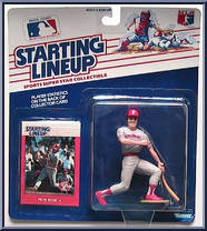 Pete Rose (Cincinnati Reds) from Starting Lineup - Baseball - 1988 Series manufactured by Kenner [Front]