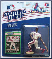 Phil Bradley (Phillies) from Starting Lineup - Baseball - 1989 Series manufactured by Kenner [Front]