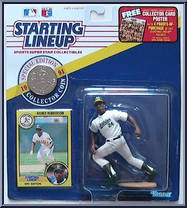 Rickey Henderson (Athletics) from Starting Lineup - Baseball - 1991 Series manufactured by Kenner [Front]
