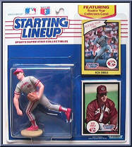 Rob Dibble (Reds) from Starting Lineup - Baseball - 1990 Series manufactured by Kenner [Front]