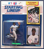 Roberto Kelly (Yankees) from Starting Lineup - Baseball - 1990 Series manufactured by Kenner [Front]