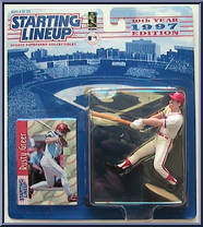 Rusty Greer from Starting Lineup - Baseball - 1997 Series manufactured by Kenner [Front]