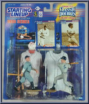 Babe Ruth / Roger Maris from Starting Lineup - Baseball - Classic Doubles - 1998 manufactured by Kenner [Front]