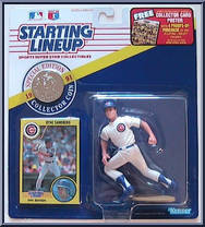 Ryne Sandberg (Cubs) from Starting Lineup - Baseball - 1991 Series manufactured by Kenner [Front]