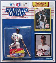 Sandy Alomar (Indians) (Extended) from Starting Lineup - Baseball - 1990 Series manufactured by Kenner [Front]