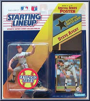 Steve Avery (Braves) (Extended) from Starting Lineup - Baseball - 1992 Series manufactured by Kenner [Front]