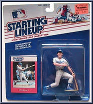 Steve Sax (Los Angeles Dodgers) from Starting Lineup - Baseball - 1988 Series manufactured by Kenner [Front]