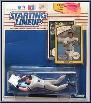 Steve Sax (Dodgers) from Starting Lineup - Baseball - 1990 Series manufactured by Kenner [Front]