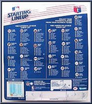 Tim Raines (Expos) from Starting Lineup - Baseball - 1988 Series manufactured by Kenner [Back]