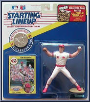 Tom Browning (Reds) from Starting Lineup - Baseball - 1991 Series manufactured by Kenner [Front]