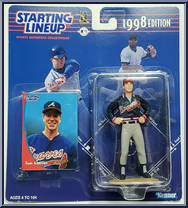 Tom Glavine from Starting Lineup - Baseball - 1998 Series manufactured by Kenner [Front]