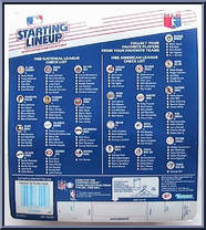 Vince Coleman (Cardinals) from Starting Lineup - Baseball - 1988 Series manufactured by Kenner [Back]