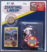 Vince Coleman (Mets) (Extended) from Starting Lineup - Baseball - 1991 Series manufactured by Kenner [Front]