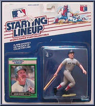Wade Boggs (Red Sox) from Starting Lineup - Baseball - 1989 Series manufactured by Kenner [Front]