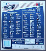 Will Clark (Giants) from Starting Lineup - Baseball - 1988 Series manufactured by Kenner [Back]