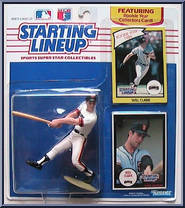 Will Clark (Giants) from Starting Lineup - Baseball - 1990 Series manufactured by Kenner [Front]