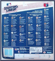 Willie McGee (Cardinals) from Starting Lineup - Baseball - 1988 Series manufactured by Kenner [Back]