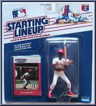 Willie McGee (Cardinals) from Starting Lineup - Baseball - 1988 Series manufactured by Kenner [Front]