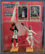 Joe Dumars / Grant Hill from Starting Lineup - Basketball - Classic Doubles - 1997 manufactured by Kenner [Front]