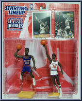 Patrick Ewing / Willis Reed from Starting Lineup - Basketball - Classic Doubles - 1997 manufactured by Kenner [Front]