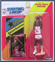 Hakeem Olajuwon from Starting Lineup - Basketball - 1992 Series manufactured by Kenner [Front]