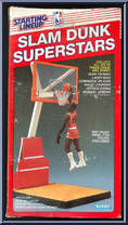 Isiah Thomas from Starting Lineup - Basketball - Slam Dunk Superstars manufactured by Kenner [Back]