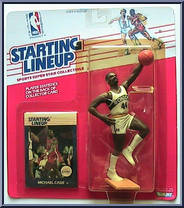 Michael Cage from Starting Lineup - Basketball - 1988 Series manufactured by Kenner [Front]