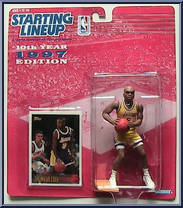 Nick Van Exel from Starting Lineup - Basketball - 1997 Series manufactured by Kenner [Front]