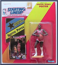Scottie Pippen from Starting Lineup - Basketball - 1992 Series manufactured by Kenner [Front]