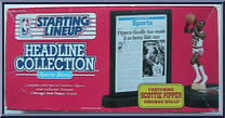 Scottie Pippen from Starting Lineup - Basketball - Headline Collection - 1992 manufactured by Kenner [Front]