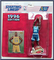 Shaquille O'Neal (Extended) from Starting Lineup - Basketball - 1996 Series manufactured by Kenner [Front]