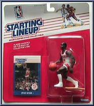 Spud Webb from Starting Lineup - Basketball - 1988 Series manufactured by Kenner [Front]