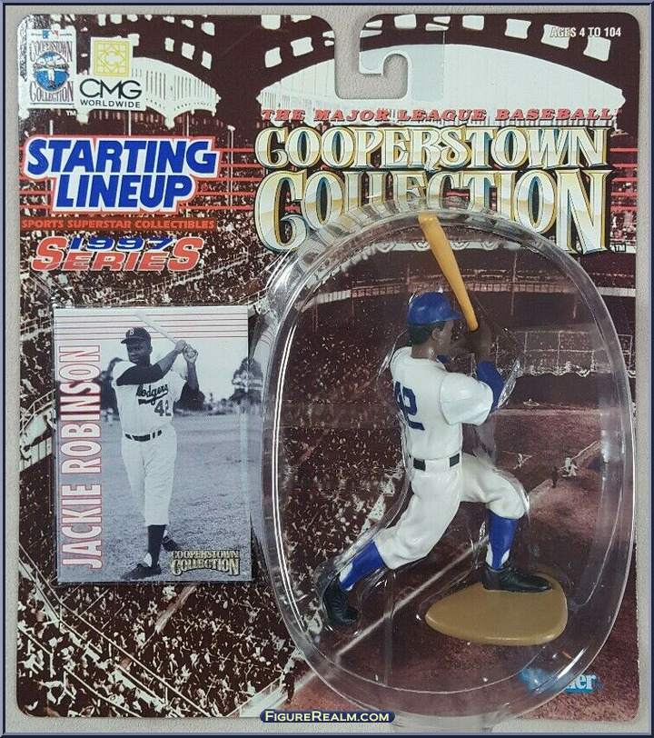Jackie Robinson - Starting Lineup - Cooperstown Collection - 1997 Series -  Kenner Action Figure