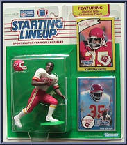 Christian Okoye from Starting Lineup - Football - 1990 Series manufactured by Kenner [Front]