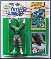 Clyde Simmons from Starting Lineup - Football - 1990 Series manufactured by Kenner [Front]
